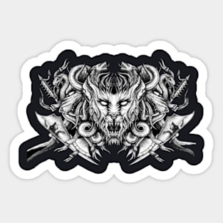 Death Lion Sticker